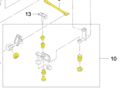 РЕМКОМПЛЕКТ КУЛИСЫ ПЛАСТИК + ТЯЖКА NEXIA, LANOS, CHANCE 1,5, ESP RAPID