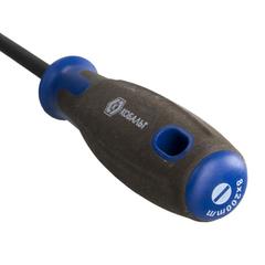 Отвертка POLYWOOD КОБАЛЬТ SL 8,0 х 200 мм CR-V, древесно-полимерная рукоятка (1 шт.) подве (912-052)