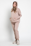 Спортивный костюм для беременных и кормящих 15870 пыльный беж