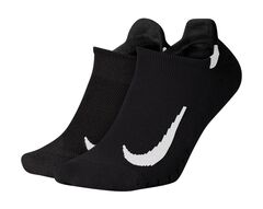 Теннисные носки Nike Multiplier No Show 2P - Black