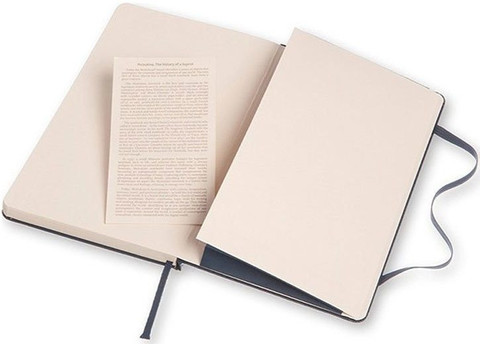 Блокнот Moleskine Classic, цвет синий, без разлиновки (QP062B20)