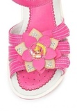 Босоножки Винкс (Winx) на липучках с открытым носком и пяткой для девочек, цвет розовый. Изображение 7 из 8.
