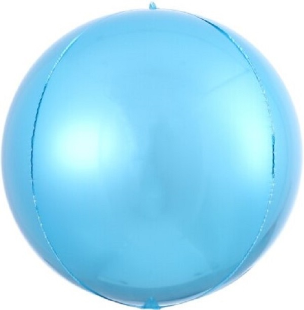 К Мини-сфера 3D, 11''/28 см, Голубой, 1 шт.