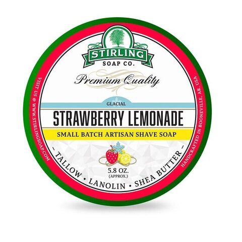 Мыло для бритья Stirling Glacial Strawberry Lemonade 170 мл