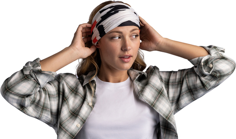 Картинка бандана-труба Buff CoolNet Ethy Ivory - 20