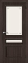 Дверь Симпл-15.2 / Цвет Wenge Veralinga / Стекло Mystic / Двери Браво