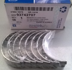 ВКЛАДЫШИ ШАТУННЫЕ STD LANOS, NEXIA, CHANCE, LACETTI; CRUZE, AVEO ДВИГАТЕЛЬ D3 GM