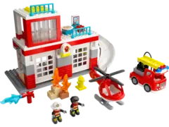 Конструктор LEGO Duplo 10970 Пожарная станция и вертолет