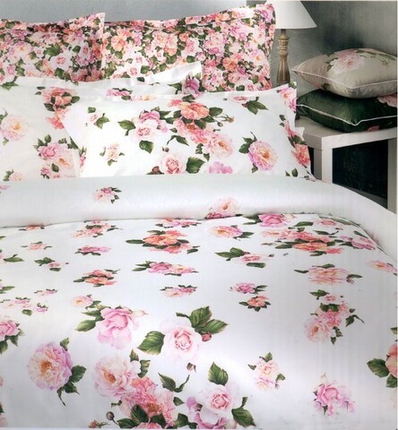 Постельное белье семейное Mirabello Divа bianco R03