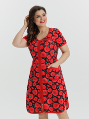 4595В Халат на молнии