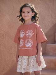 Футболка для девочки Next AH9-922, Кирпичный