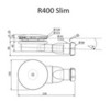 Сифон для душевого поддона Radaway Slim R400