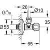 Вентиль угловой Grohe  22053000