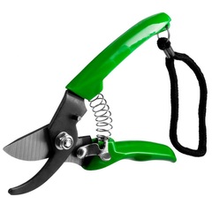 РОСТОК PC-71, 180 мм, углеродистая сталь, оксидированное покрытие, пластиковые рукоятки, компактный плоскостной секатор (423015)