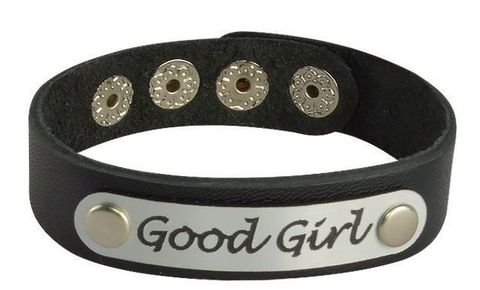 Кожаный браслет Good Girl - Sitabella BDSM accessories 33540 GG