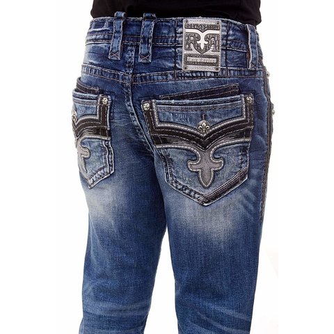 Rock Revival | Джинсы мужские ARKELL J201 STRAIGHT TJ3590J201 задние карманы