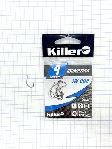 Крючок KILLER IDUMEZINA № 4 продажа от 10 шт.