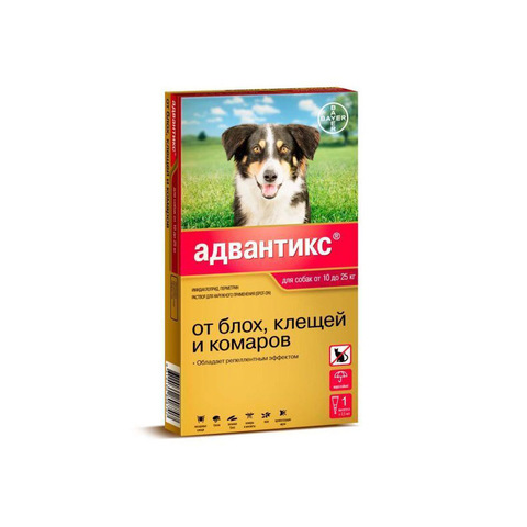 Адвантикс для собак 10-25 кг 1 ПИПЕТКА