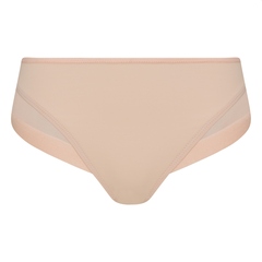 Трусы-слипы женские из микрофибры и тюля DIM 0A63_Телесный