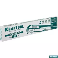 KRAFTOOL PANZER-90, №2, 1.5?, 440 мм, трубный ключ с прямыми губками (2734-15)