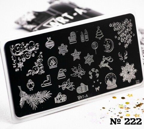 Пластина для стемпинга Art-A  222