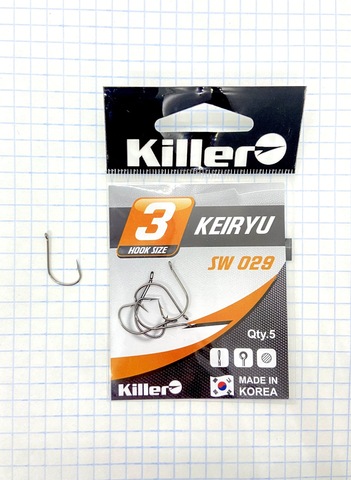Крючок KILLER KEIRYU № 3 продажа от 10 шт.