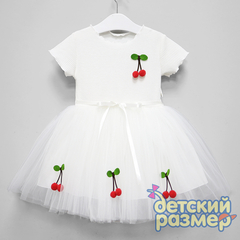 Платье «вишенки» (лапша) 92-104