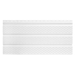 Софит Tecos полностью перфорированный Белый 3050х305 мм