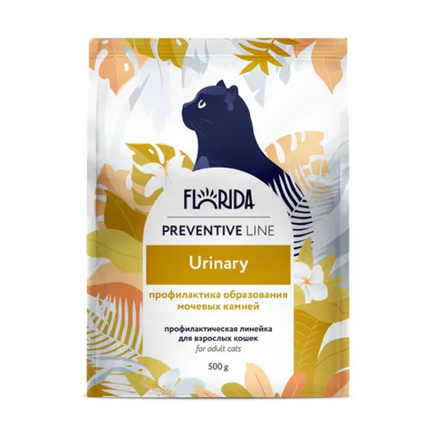 Сухой корм FLORIDA Urinary для кошек Профилактика мочекаменной болезни 500г (Флорида Уринари)