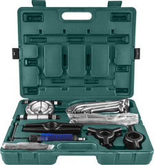 Jonnesway AE310002 Универсальный гидравлический съемник, max усилие 10т., 25 предметов 47810