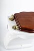 BelBagno BB115SCW-ORO Сиденье деревянное, цвет Орех (Noce), Soft close металлическое крепление, петли Золото