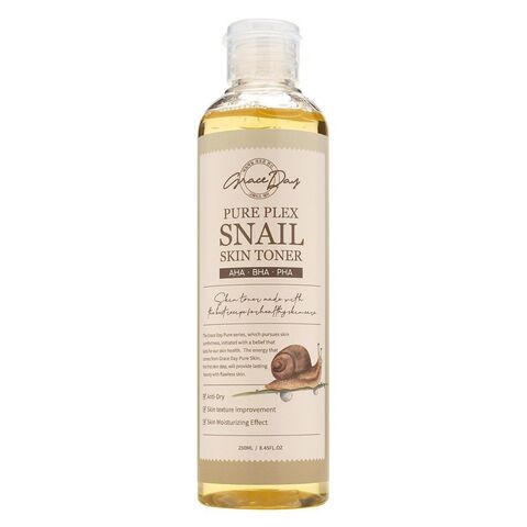 Обновляющий тонер с Муцином Улитки Grace Day Pure Plex Snail Skin Toner 250мл