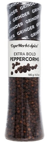 CapeHerb&Spice СПЕЦИЯ Перец черный горошек 185г мельница, G02