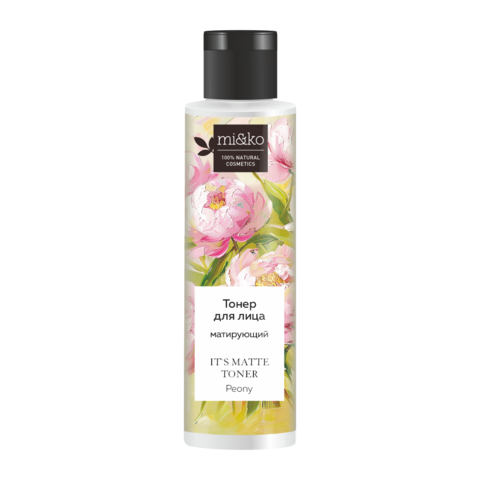 Матирующий тонер It`s matte toner Peony 110 мл
