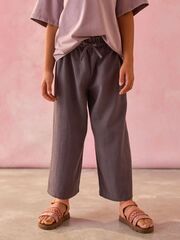 Брюки широкие для девочки Next AB1-536, Серый