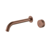 Boheme 158/2-BRB Смеситель автоматический для раковины из стены на 2 отв. TECH Brushed Bronze