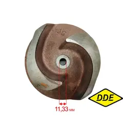 Крыльчатка помпы DDE PTR80H/K, PTR100H (100SP-11) круглый корпус (шпонка) 41001-P040-0000