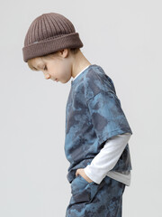 фуфайка  для мальчика  КР 302462/синий джинс к660