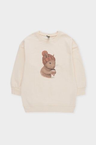 джемпер  для девочки  КР 302670-1/молочный