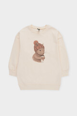 джемпер  для девочки  КР 302670-1/молочный