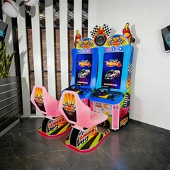 Детский двойной автомат с видеоиграми «Автогонка»
