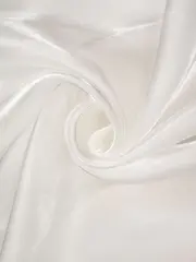 Ткань Органза "Кристалл" 70 г/м2, 100% пэ, ш. 150 см, молочный