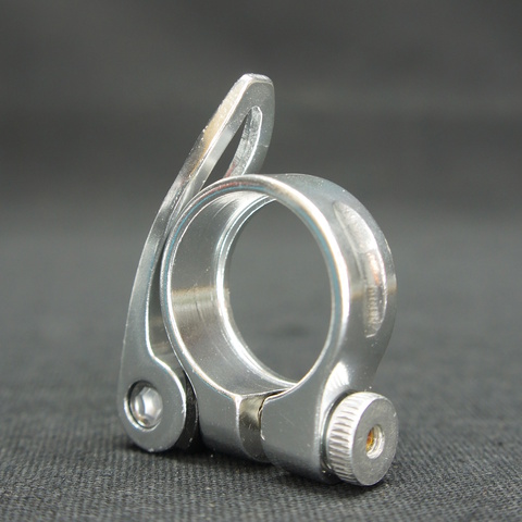 Подседельный хомут Kenli 31,8мм серебристый