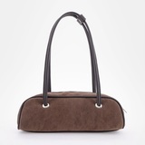 Сумка Саломея 2038 эко-замша шоколад