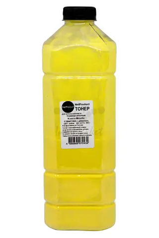 Тонер NetProduct Универсальный для Konica Minolta C284/C364 с девелоп., Y, 500 г, канистра