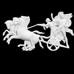 Силиконовый молд № 0206 Колесница большая