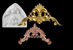 Силиконовый молд № 109 Два вензеля