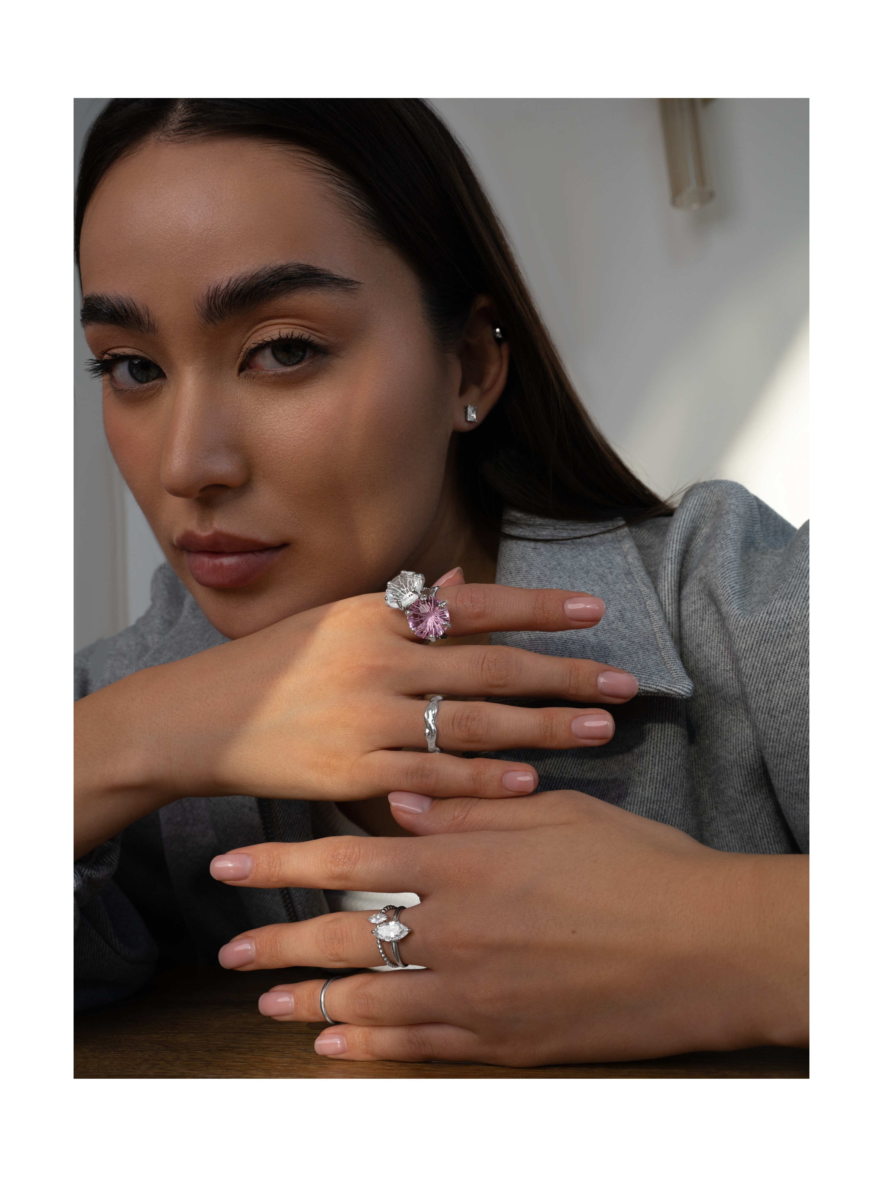 Кольцо Фацелия Розовая