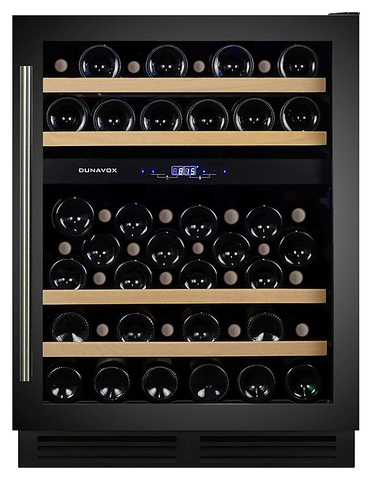 Винный шкаф Dunavox DX-53.130DBK/DP