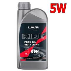 LN7782 Вилочное масло LAVR MotoLine RIDE Fork Oil 5W 1л